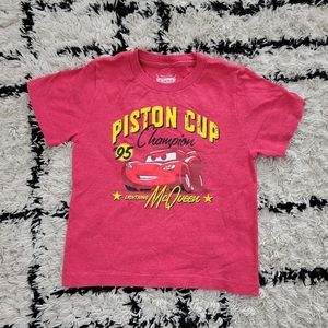 Disney Pixar Cars Lightning McQueen Piston Cup T-Shirt 3T